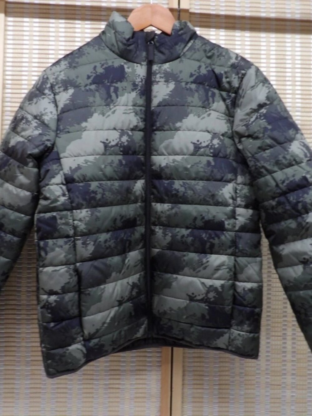 NWT Men's Goodfellow Size XXLarge Lightweight Water-Resistant Camo Puffer Jacket